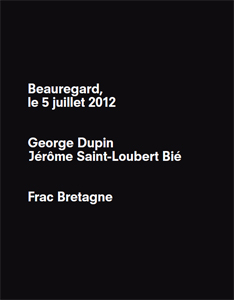 George Dupin - Beauregard, le 5 juillet 2012