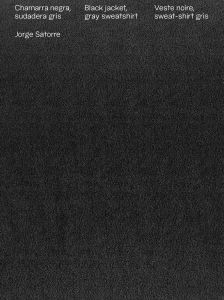 Jorge Satorre – Veste noire, sweat-shirt gris