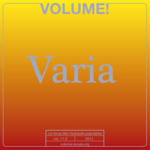 Volume ! - Varia