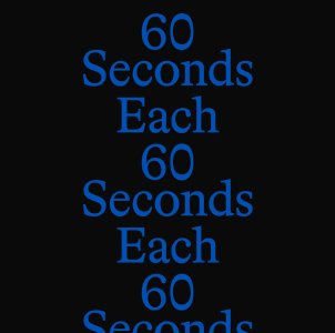 60 Seconds Each (vinyl LP)