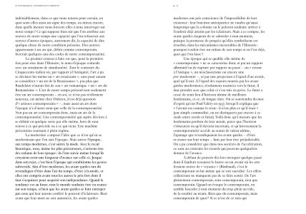 Le contemporain, l'intempestif et l'imminent