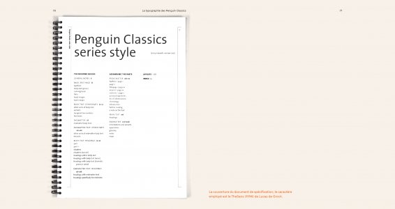 La typographie des Penguin Classics