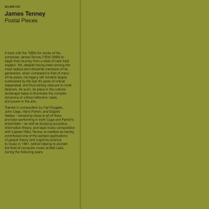 James Tenney - Postal Pieces (vinyl LP)