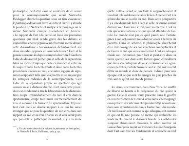 Essais d'esthétiques new-yorkaises