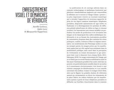 Faire preuve par l'image