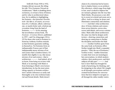 Five Footnotes Toward an Architecture