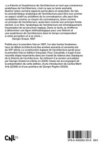 La construction logique de l\'architecture