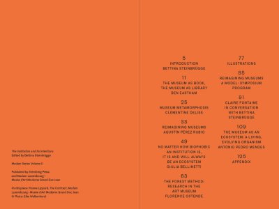 The Institution and Its Intentions