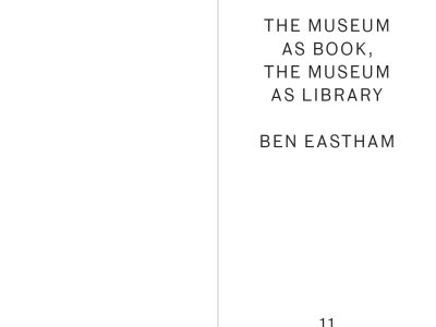 The Institution and Its Intentions