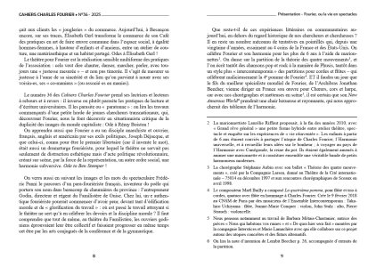 Cahiers Charles Fourier