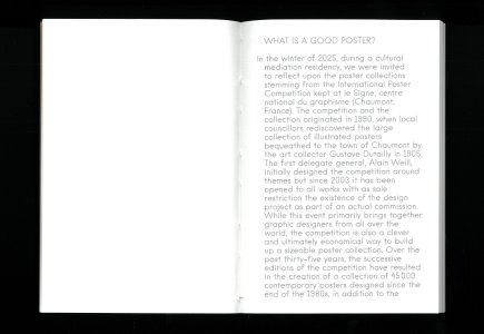 Choses lues, choses entendues, à l'usage de celles et ceux qui produisent et regardent (encore) des affiches