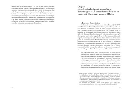 Les candélabres de Piranèse et la présence du passé