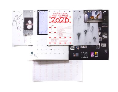 Loose Leaf Wall Calendar 2026