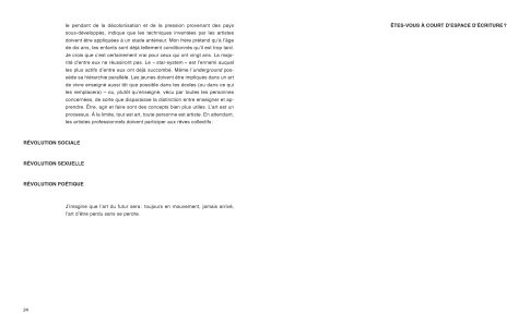 Enseigner et apprendre, arts vivants par Robert Filliou et le lecteur, s'il le désire avec la participation de John Cage, Benjamin Patterson, Allan Kaprow, Marcelle Filliou, Vera, Bjössi, Karl Rot, Dorothy Iannone, Diter Rot, Joseph Beuys
