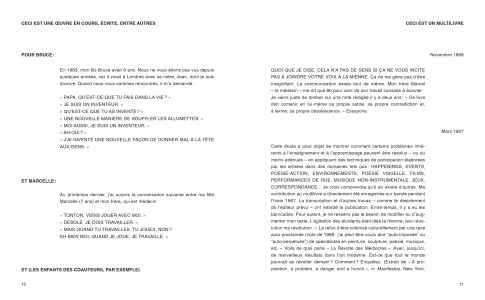 Enseigner et apprendre, arts vivants par Robert Filliou et le lecteur, s'il le désire avec la participation de John Cage, Benjamin Patterson, Allan Kaprow, Marcelle Filliou, Vera, Bjössi, Karl Rot, Dorothy Iannone, Diter Rot, Joseph Beuys