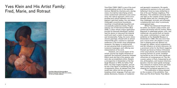 Yves Klein and his artist family