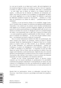 Micropolitiques de la sensation