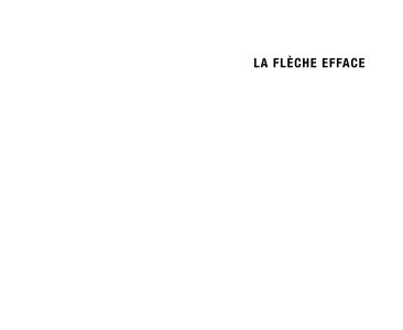 La flèche efface