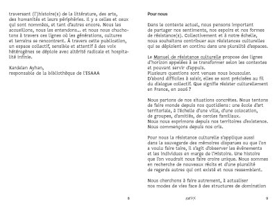 Manuel de résistance culturelle en 7 leçons