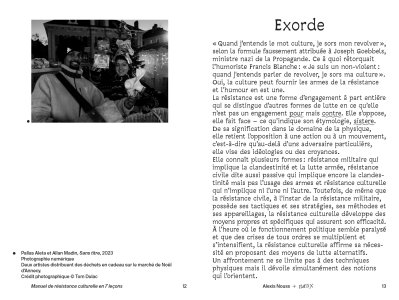 Manuel de résistance culturelle en 7 leçons