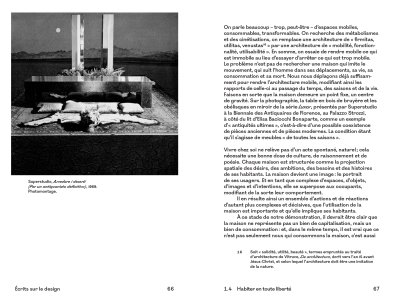 Écrits sur le design