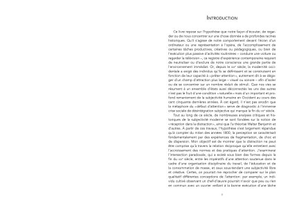 L'attention en suspens
