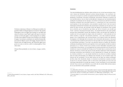Une écriture mutante