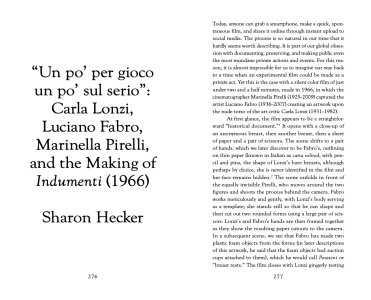 Italian Female Filmmakers in the Sixties and Seventies