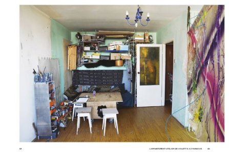 L'appartement-atelier de Violett e a à Varsovie