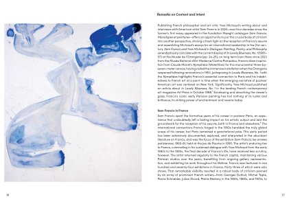 Sam Francis and Yves Michaud in Dialogue