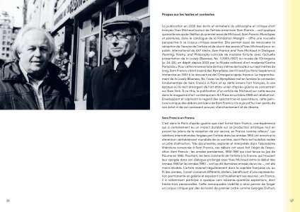 Sam Francis and Yves Michaud in Dialogue