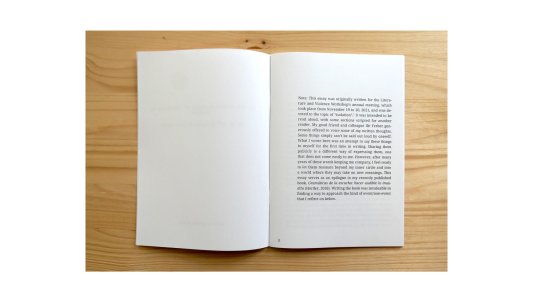 On the (im)possibility of listening to oneself