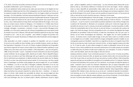 Cent prises de position et œuvres malgré moi